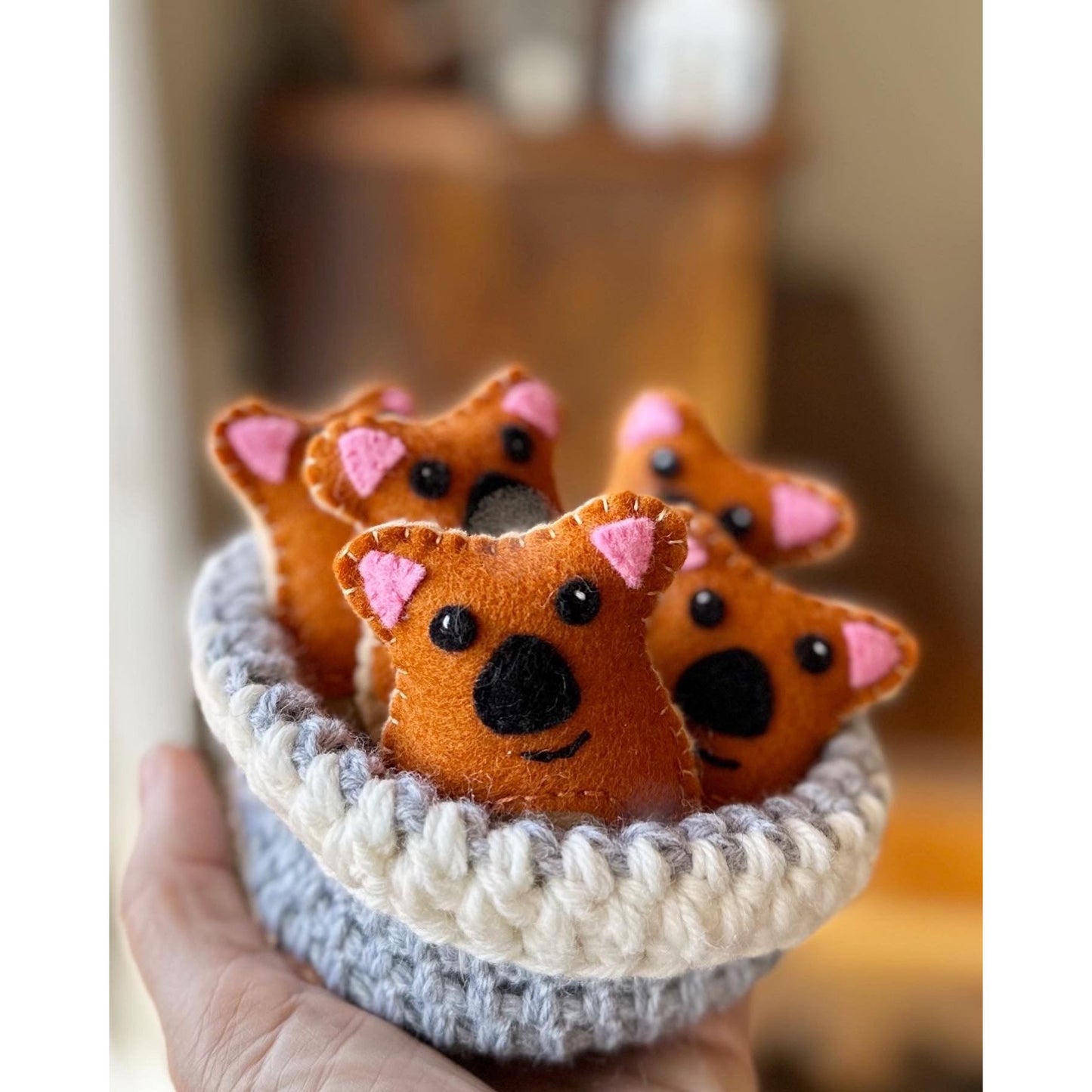 Pademelon babies and Pygmy possumThese adorable Pygmy possums and baby Pademelons are "Experience cuteness overload with these handmade Pygmy possum soft toys from Tasmania. Perfect as gifts or stocking fillers, these adorable possum babies are sure to br