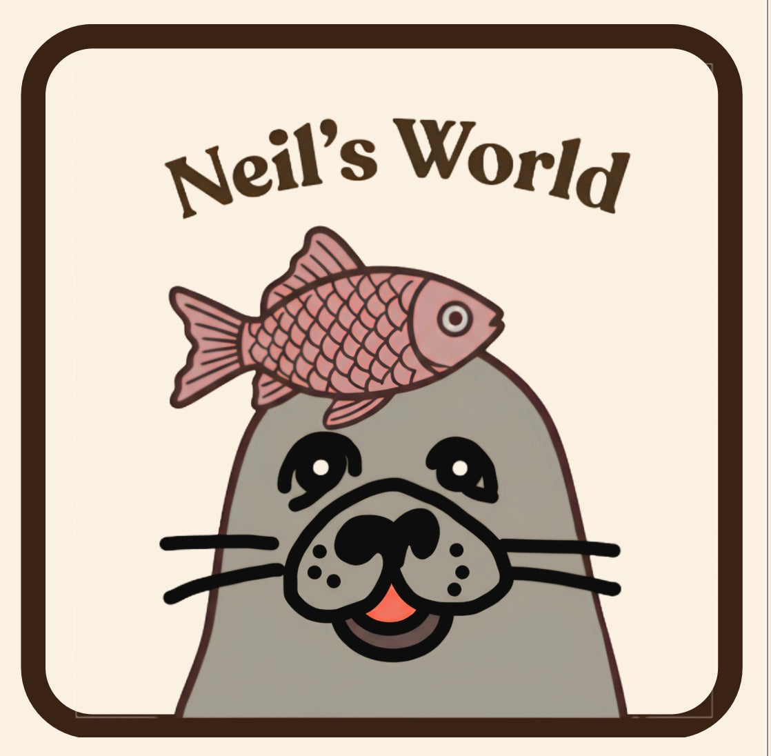 Neil the Seal  Stickers