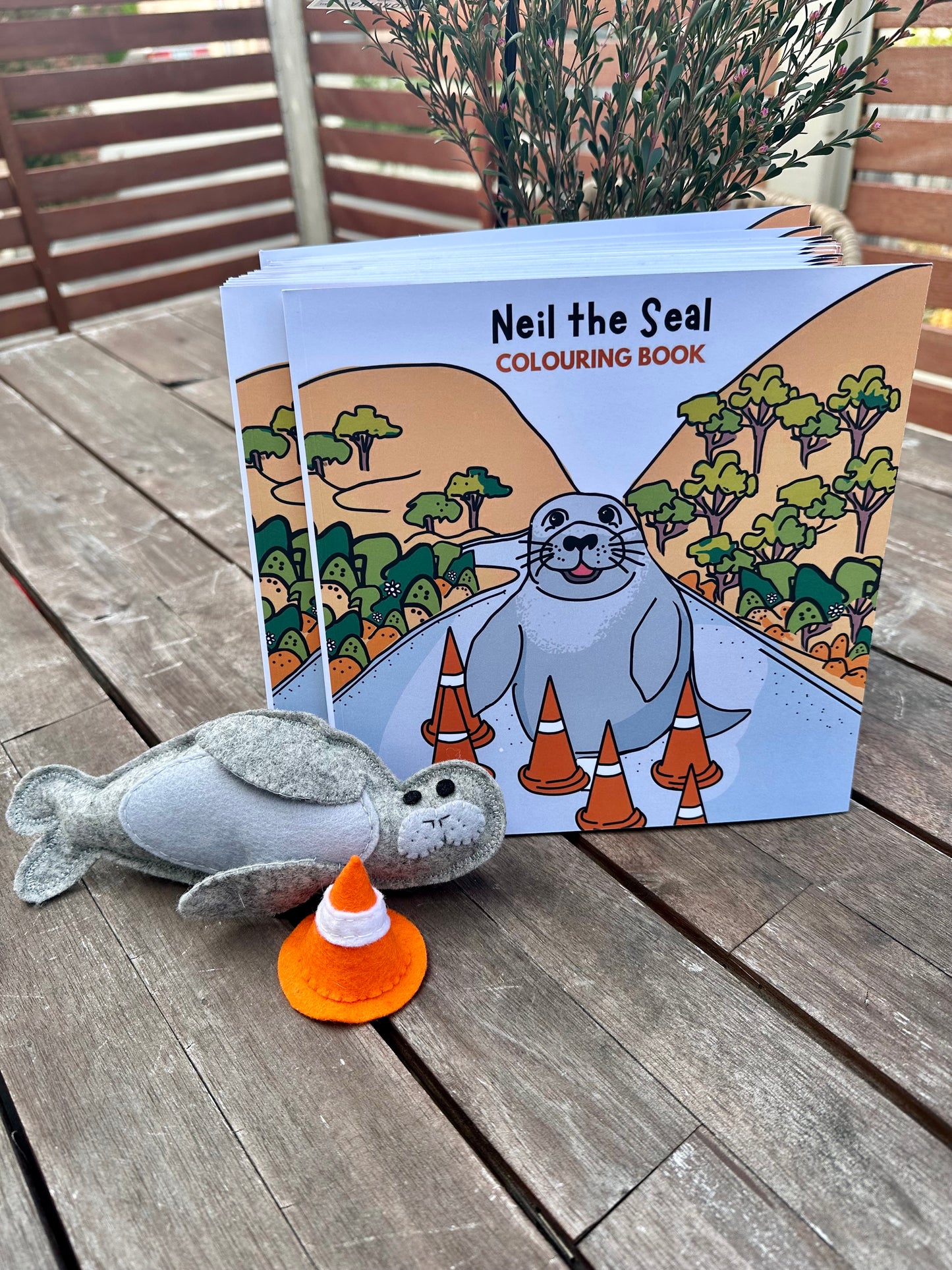Neil the Seal Colouring Book
