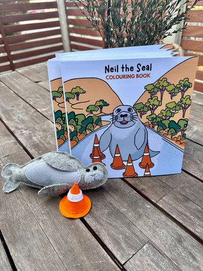 Neil the Seal Colouring Book