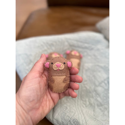 Pademelon babies and Pygmy possumThese adorable Pygmy possums and baby Pademelons are "Experience cuteness overload with these handmade Pygmy possum soft toys from Tasmania. Perfect as gifts or stocking fillers, these adorable possum babies are sure to br