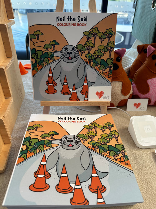 Neil the Seal Colouring Book