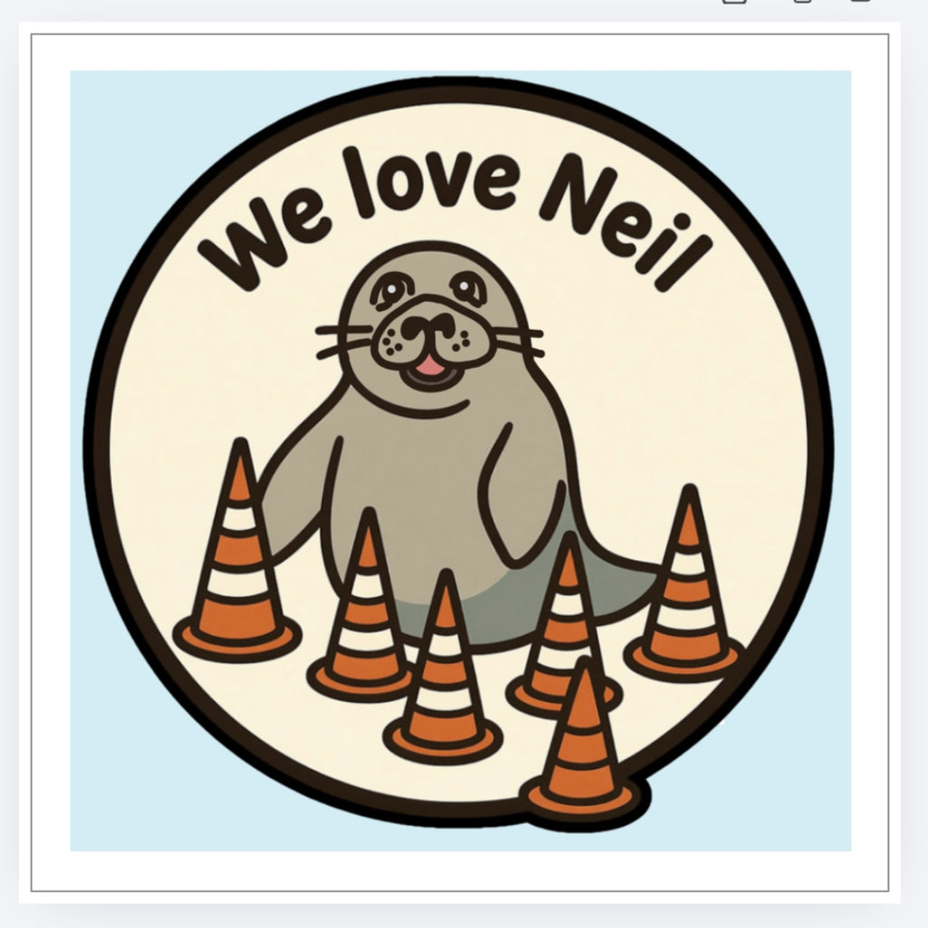Neil the Seal  Stickers