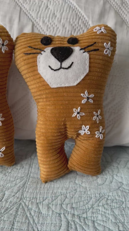 Tasmanian Tiger Corduroy soft toy